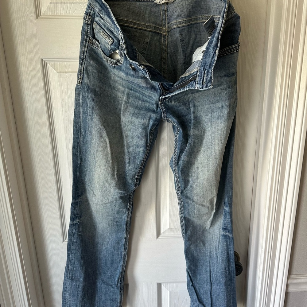 BKE Men’s Bootcut Straight Leg Blue Jeans